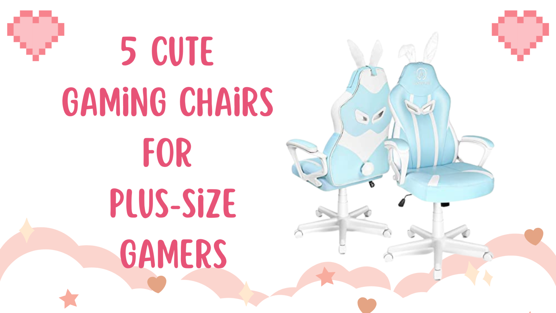 5 Cute Gaming Chairs for PlusSize Gamers Cozy Game Cafe