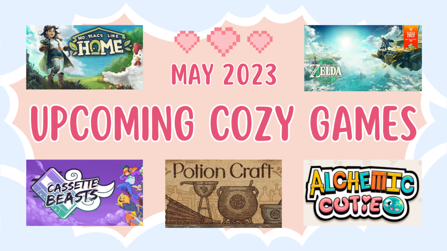 Cozy Games May 2023 Cozy Game Cafe