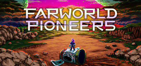 Farworld Pioneers cozy science fiction game title card